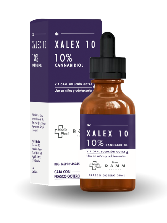 Xaléx 10% - CBD puro de origem natural